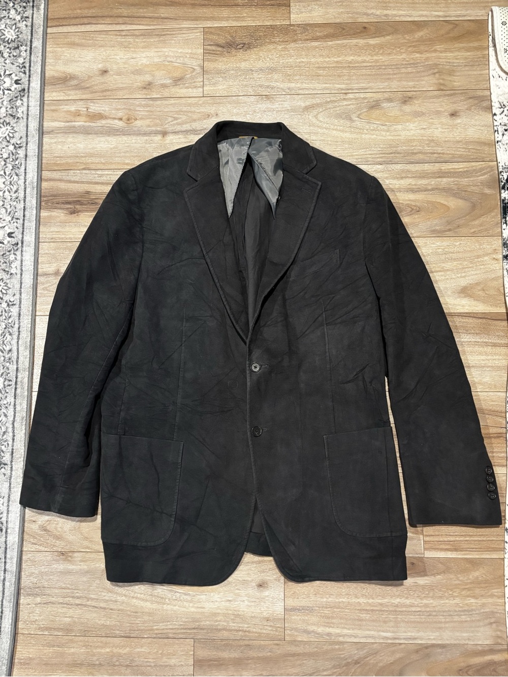 XL Brooks Brothers Regent Fit Blazer Black Emmetex Italian Fabric